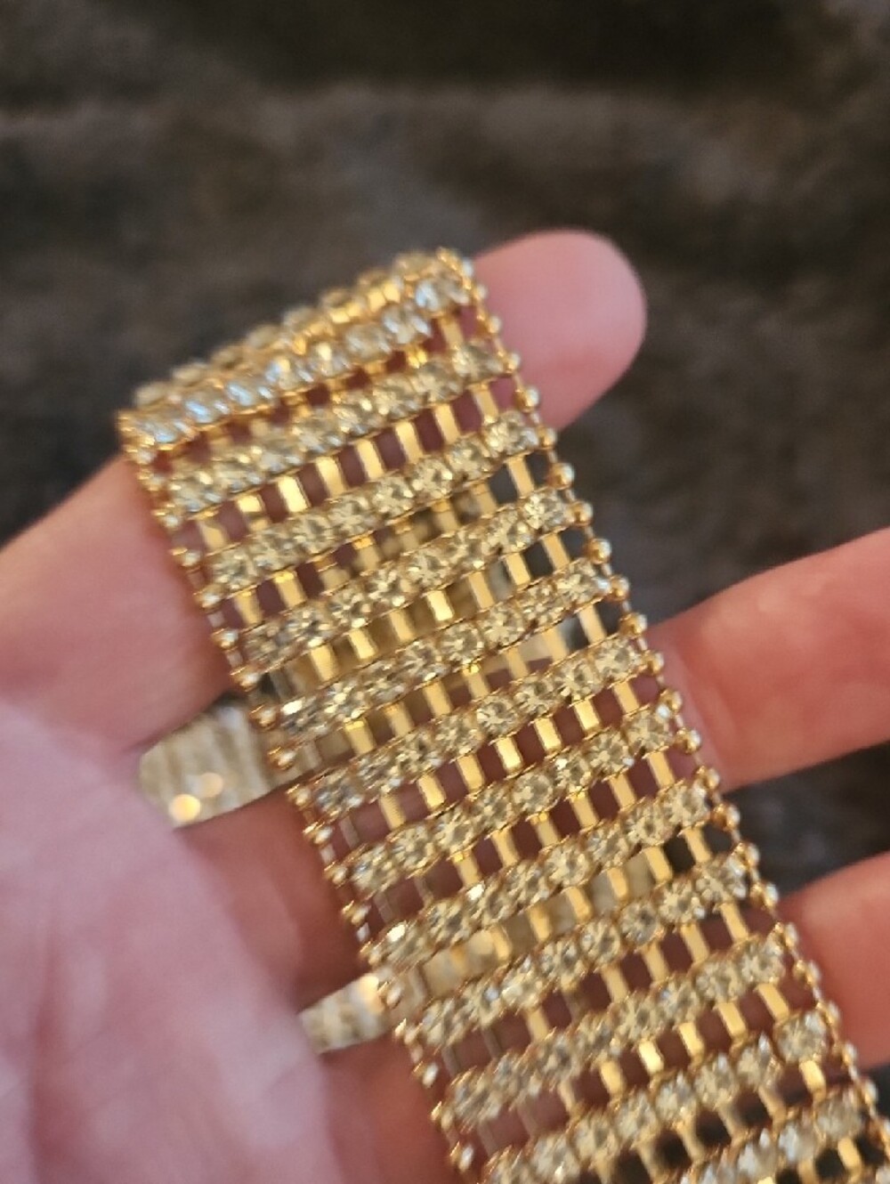 Gold Rhinestone Belt - Picture 4 of 4